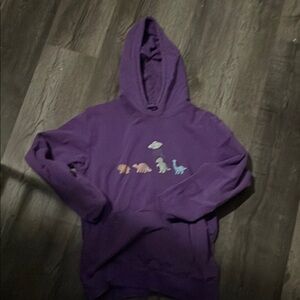 Purple Dinosaur Hoodie
